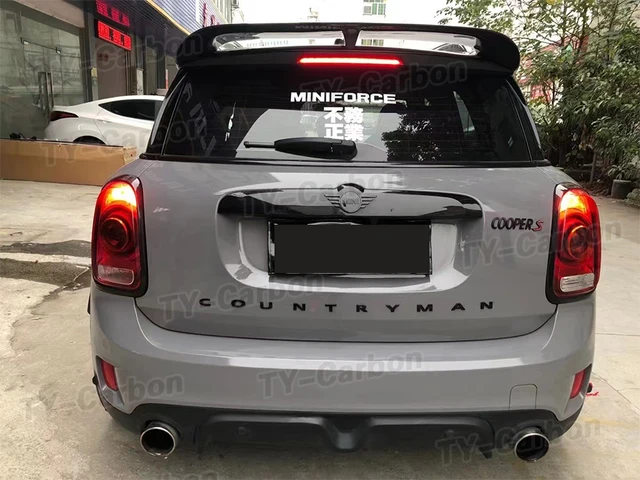 For BMW MINI Countryman F60 Cooper S JCW Carbon Fiber Spoiler Car-Styling  Tail Wing Modified Exterior Accessories FRP - AliExpress