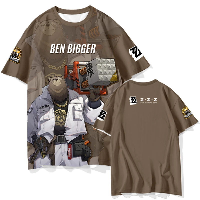 Zenless Zone Zero Short Sleeve T Shirt Kids Tees Cosplay Tops