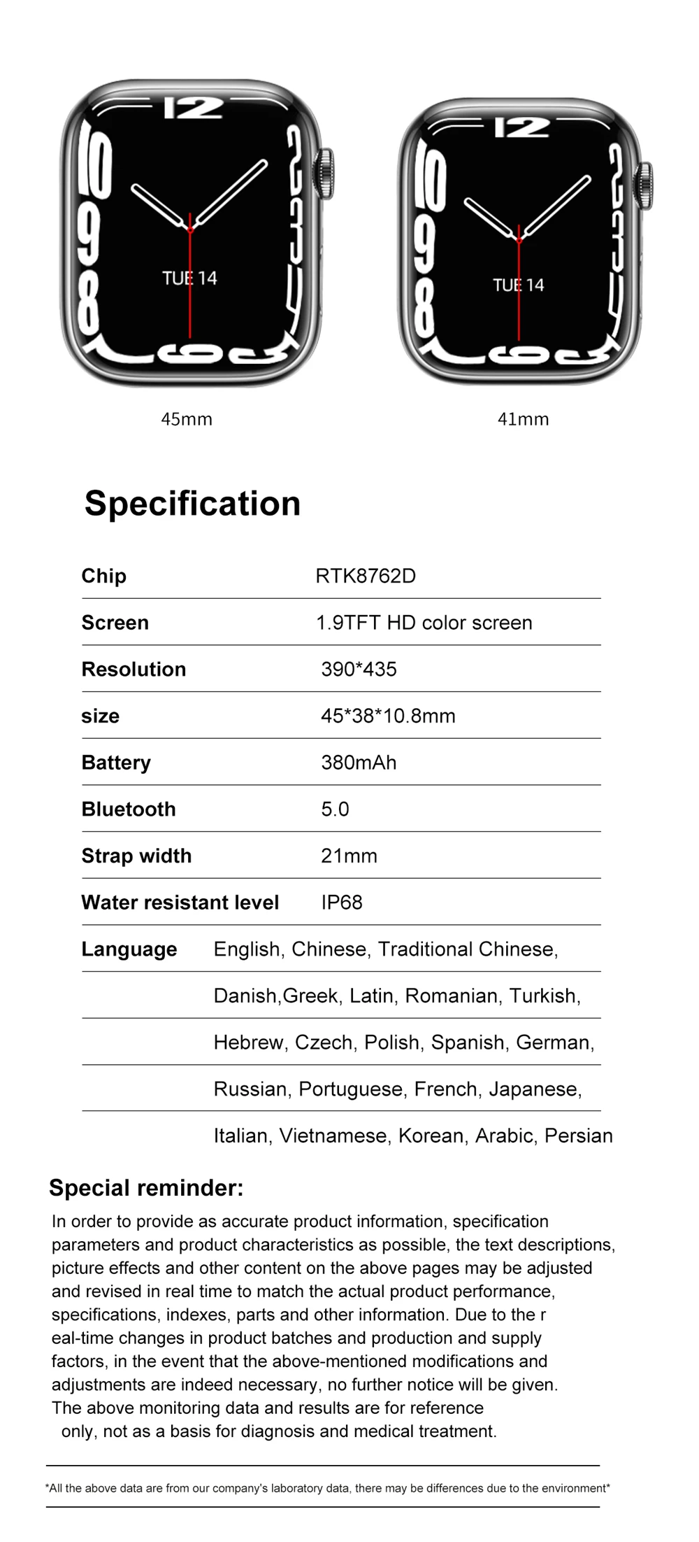 2022 DT NO.1 Sport Smart Watch Series 7 1.9" HD Screen NFC GPS Tracker Bluetooth Call Men Women 45mm Smartwatch for Apple Xiaomi