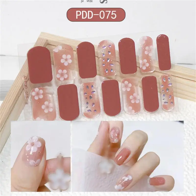 Nail Stickers Nail Art Tools Nail Decals 14 Small Self-adhesive Nail Stickers Can Be Torn Off And Removed Nail Stickers Polish Film
