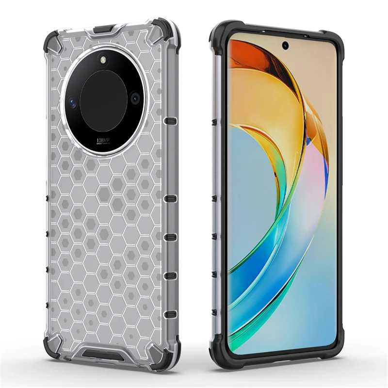 Shockproof Armor Bumper Protection Phone Case with Clear Back Cover