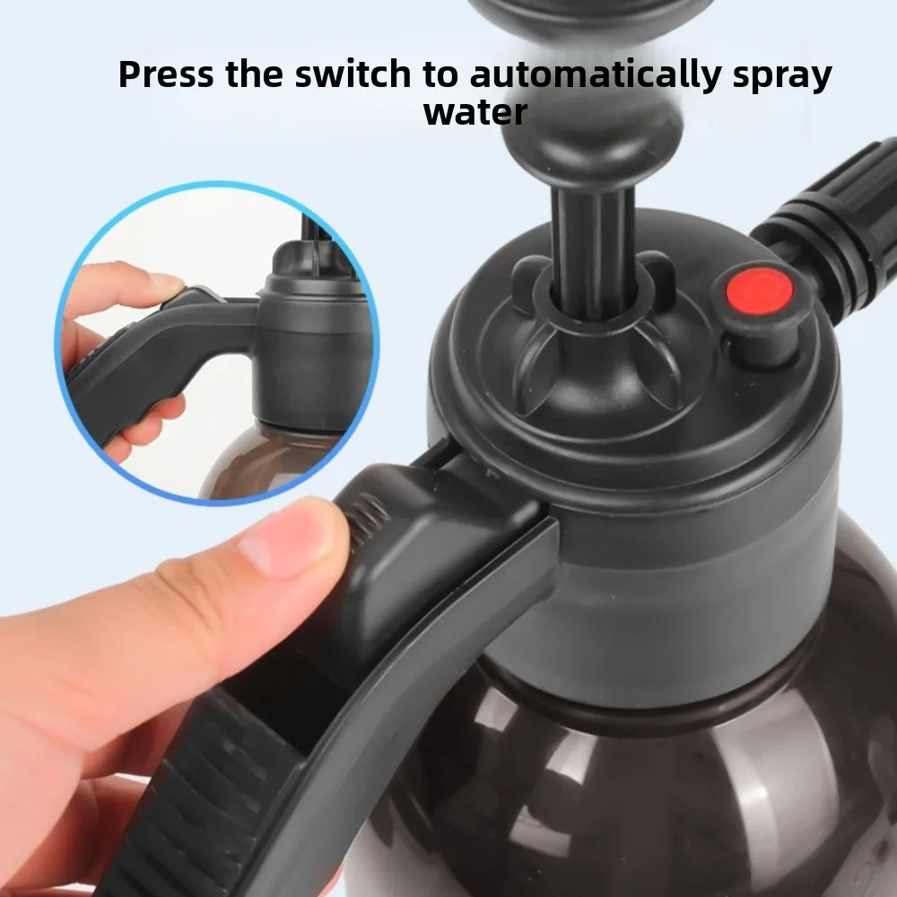 2L 폼 스프레이어 자동차 세척용 핸드헬드 폼 물뿌리개 공기압 스프레이어 플라스틱 소독 물병 자동차 청소 도구