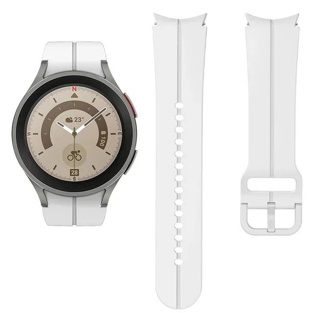 Premium 20mm Silicone Watch Strap - Versatile Bracelet Wristband