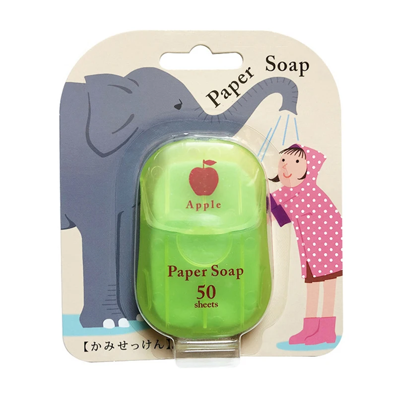 תיבת נייר סבון חד פעמי נסיעה נייר סבון כביסה כביסה כביסה נקי יריעות מיני פרוסת נייר מיני אמבטיה אספקה