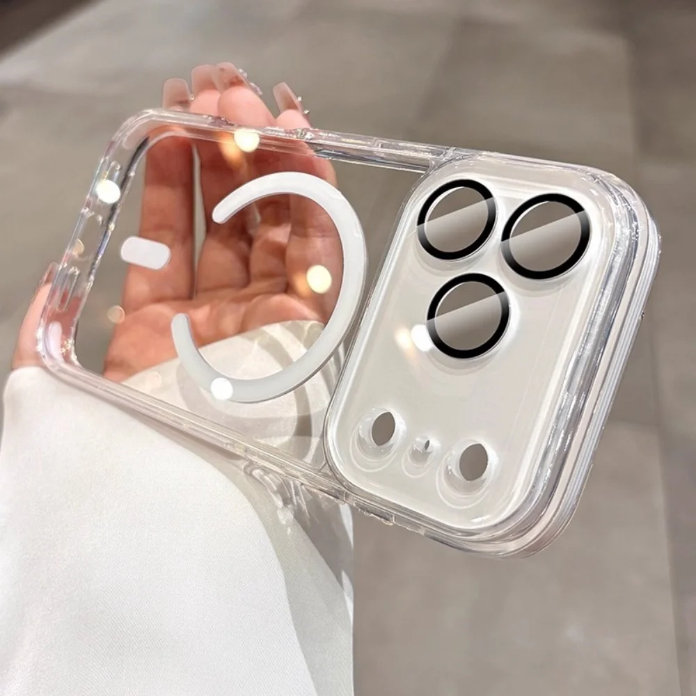 RHINOSHIELD Clear Case Compatible With Magsafe For IPhone 13/14 Superior Magnetic, Advanced Yellowing Resistance, Crystal Clear, Protective And