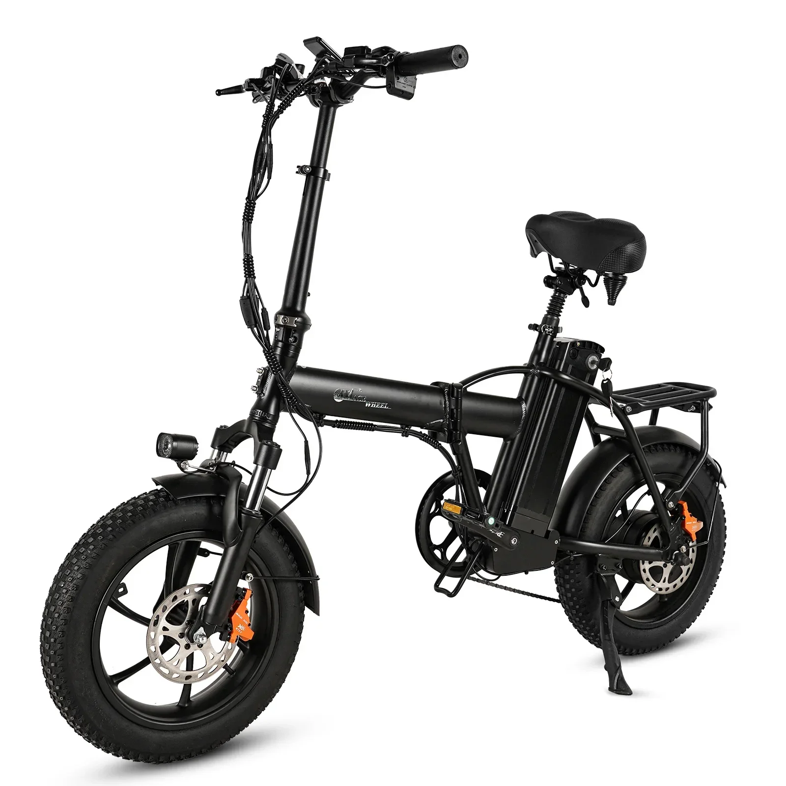 CMACEWHEEL AC16 Electric Bicycle Wide Tire Electric Bicycle Foldable 48V/18Ah Electric Bicycle Suitable for City Commuting S6fd932749a9c4f30a0636f4b39781918p