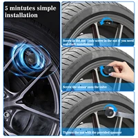 TPMS Solar Tire Pressure Sensor Car Tire Pressure Monitoring System with 4 Wheel Internal External Sensors TMPS - Image 6