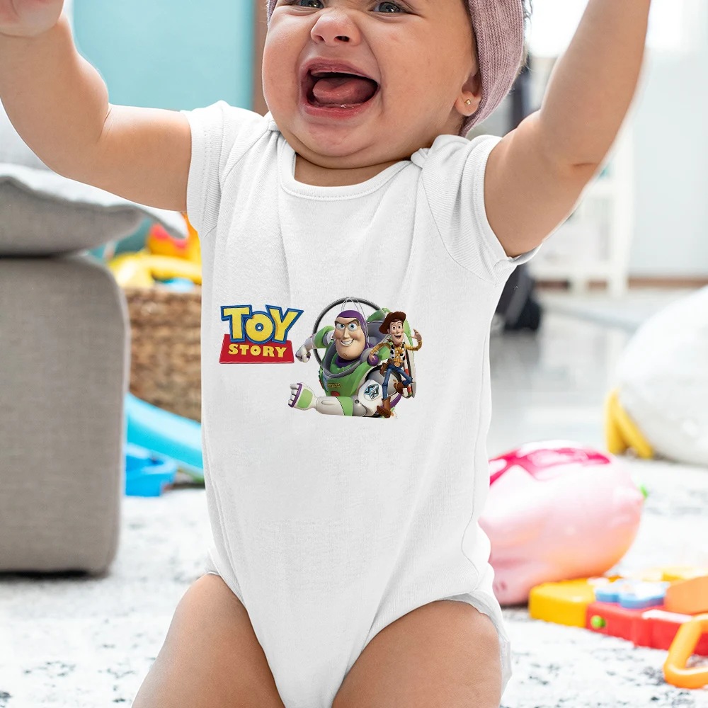 Baby Boys Girls Universal Infant Romper Buzz Lightyear Print Summer Toy