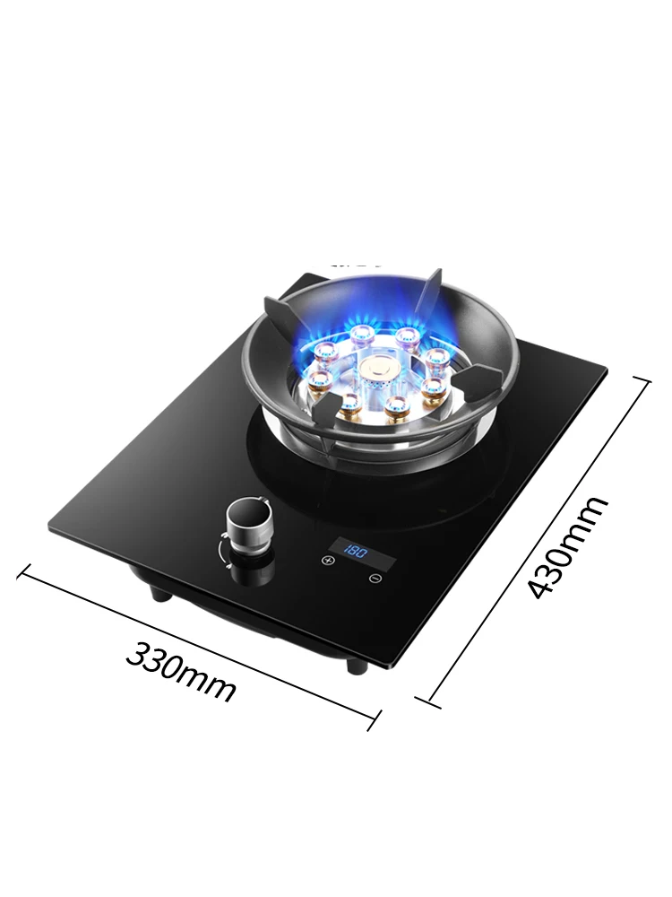 Gas Stove Single Stove Household Liquefied Gas Embedded  Gas Stove Natural Gas Fierce Fire Single Stove Stoves Table Kitchen Hob 2
