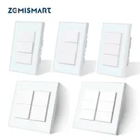 Zemismart Zigbee Interrupter 1 2 3 4 6 Gangs Light Switch Brazilian Wall switches Work with Tuya Smart Life Alexa Google Home