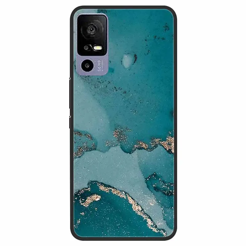 Elegant Marble TPU Silicone Case - Fashionable Protective Cover