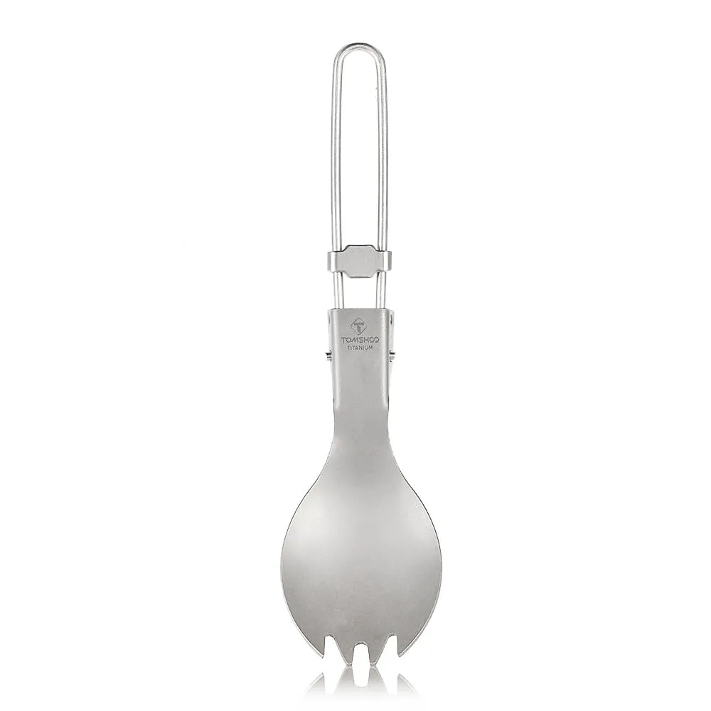 main image of TOMSHOO Titanium Folding Spork