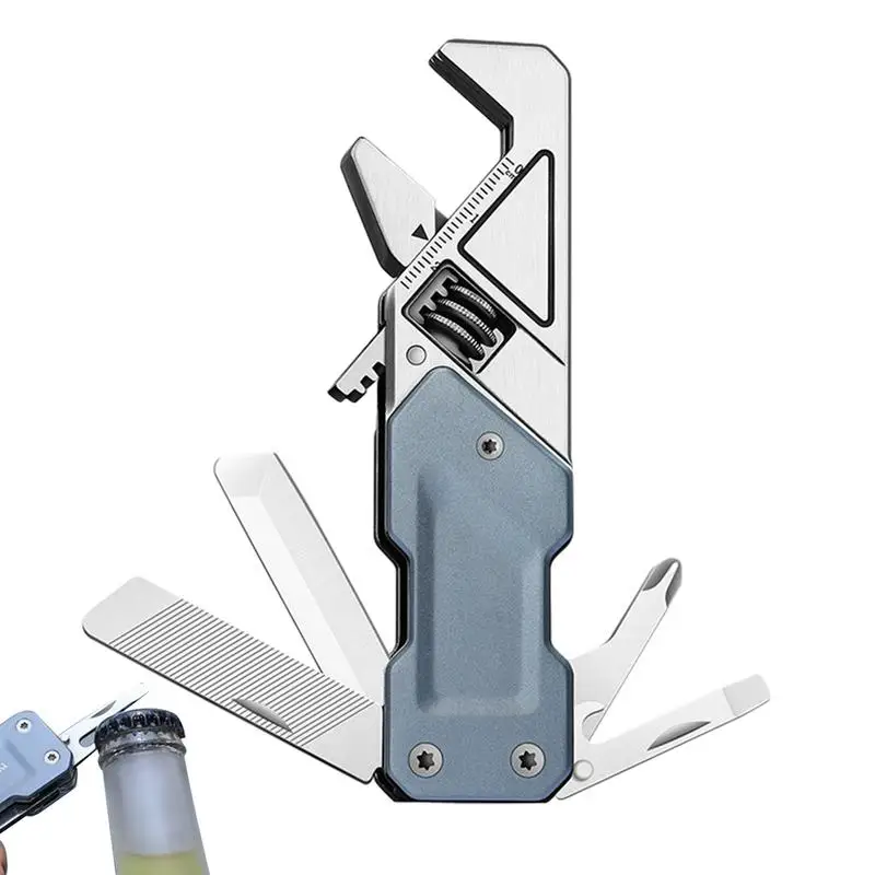 

Универсальный гаечный ключ с 6 регулируемыми плоскогубцами, Набор отверток, карманный гаечный ключ, ручные инструменты для кемпинга, рыбалки