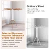 Portable Teak Tripod Clothes Drying Rack, Foldable Space & Saving Design, Versatile Laundry with 16 Waterproof Wood Rods 2
