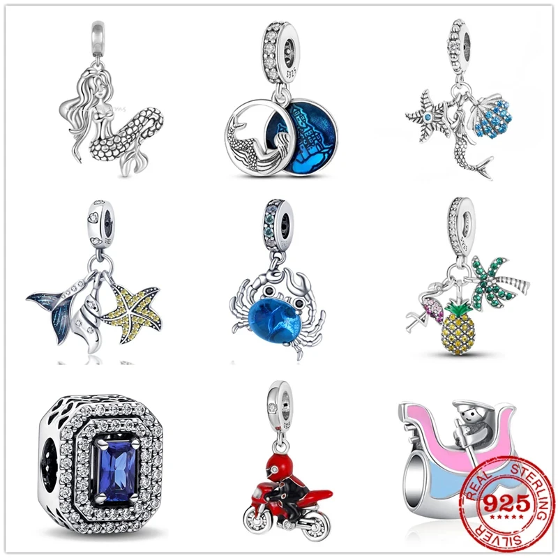 925 ARGENTO CON Smalto Verde Pandora Perlina Premio Nastro N1 EUR 22,53