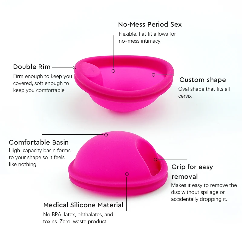 Menstrual Disc Kit - 2 Discs + Carry Cup Sterilizer