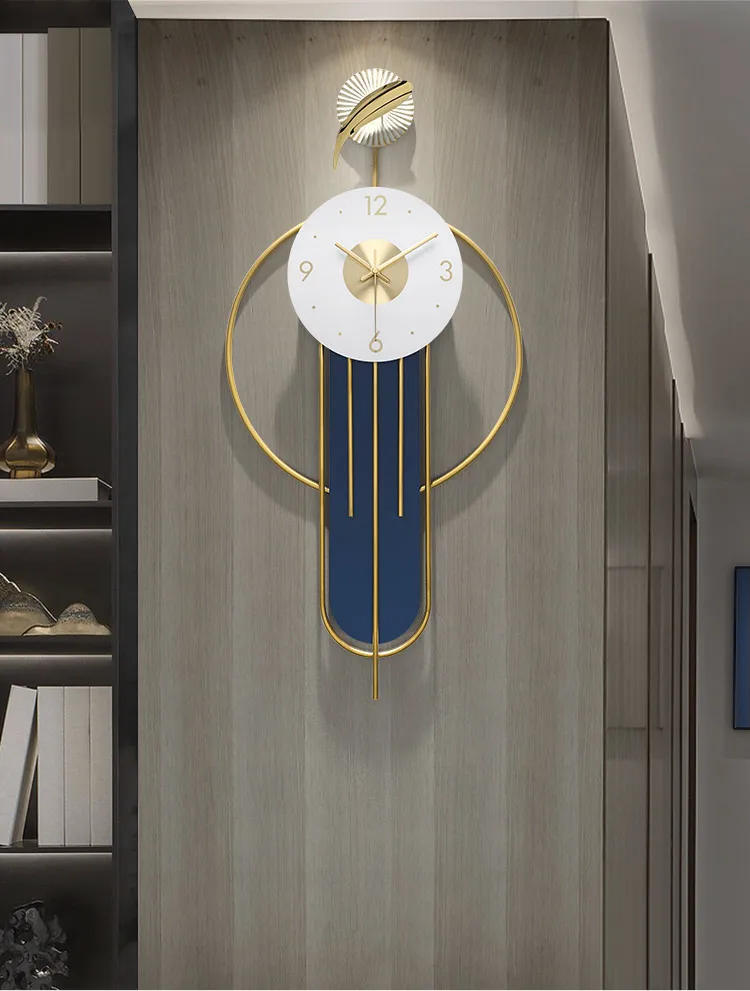 Grande Horloge Murale 3D au Design Moderne
