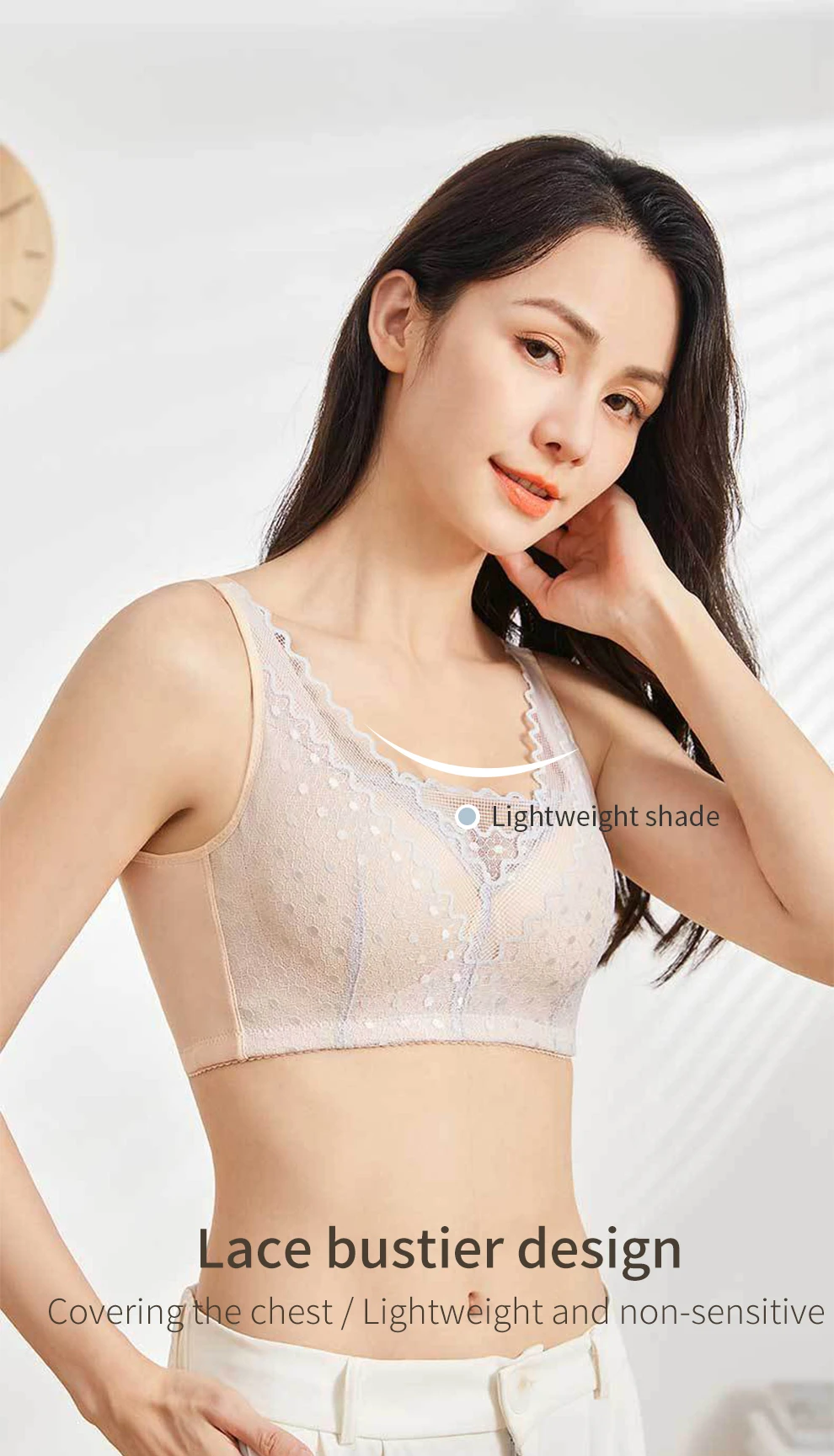 Mastectomy Bra with Pockets - Silicone Breast Form Support Bra for Women