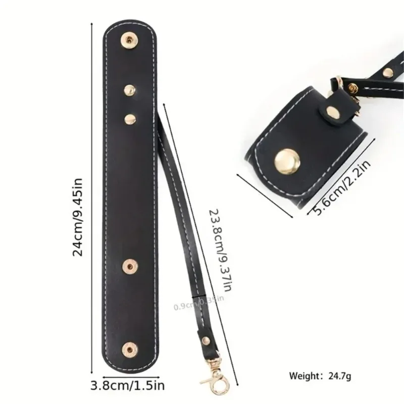 Vintage Rack with Buckle, Leather Towel, Handbag, Hat, Outdoor Camping, Convenient and Practical Storage Organization for Women