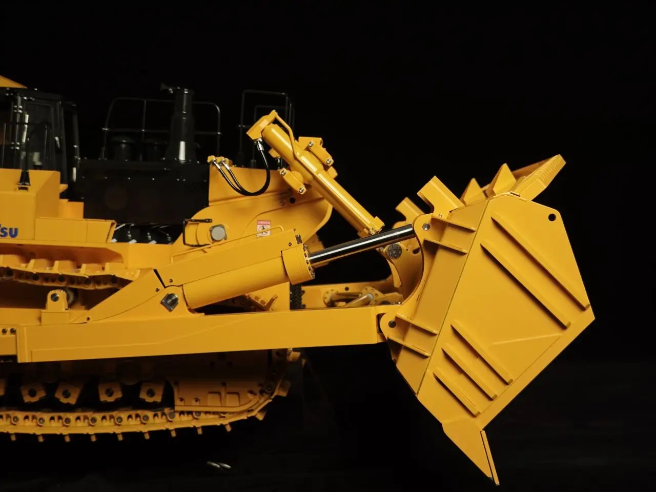 1/14 스케일 JDM 575 메탈 RC 불조더 헤비 듀티 도저 머신 Frsky X14 무선 조종 건설 차량 라이트 사운드 모델