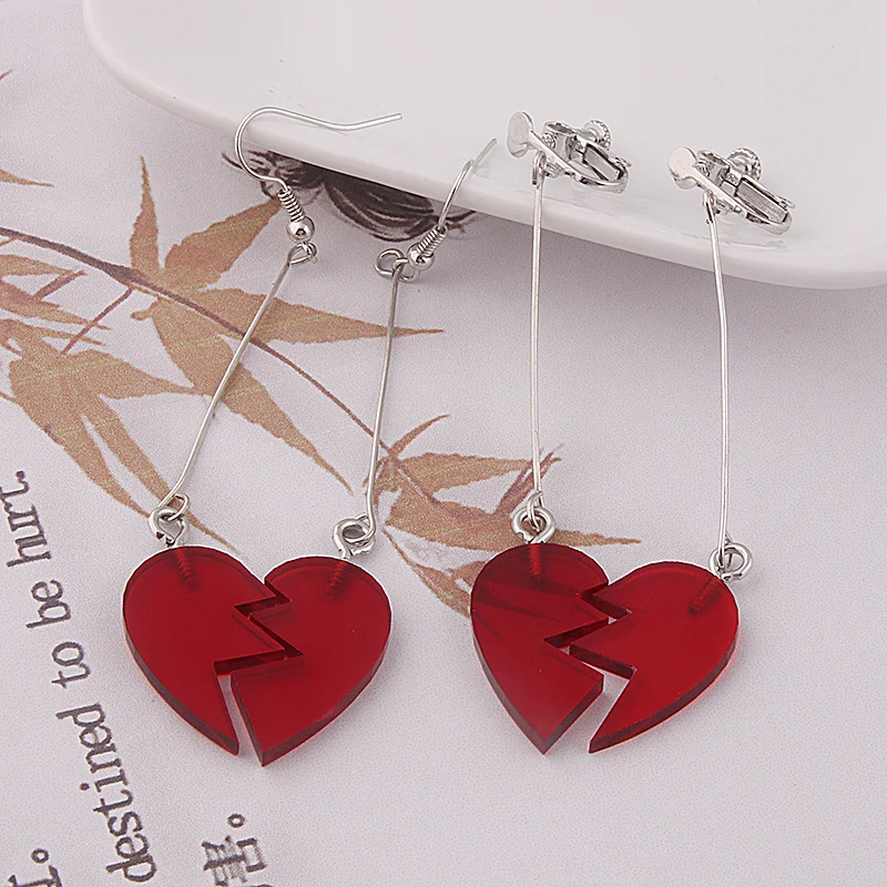 Drop Earrings Anime JoJo Bizarre Adventure Cosplay Props Cherry Ear Clip