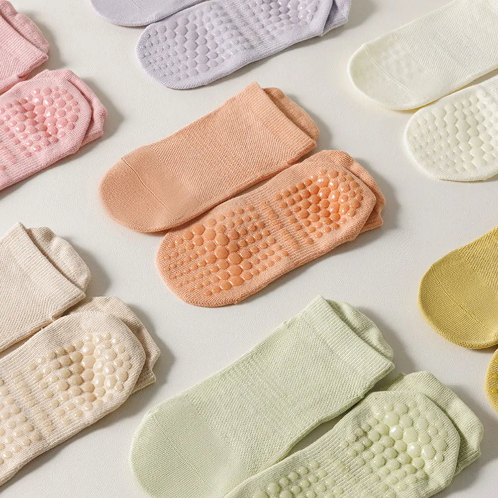 Non-slip Cotton Low Cut Short Gym Fitness Dance Sports Socks Professional Floor Pilates Socks Mesh Breathable Yoga Socks