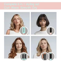 6 en 1 coiffeur nouveau sèche-cheveux lisse pour cheveux 6 en 1 coiffeur avec baril de friser brosse à Air chaud outil de coiffure MultiStyler 2