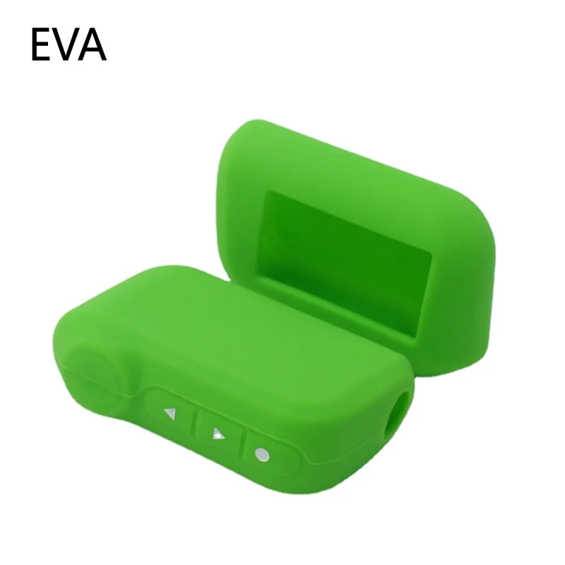 Silicone Auto Key Case for Starline A93 A63 Russian Version Two Way Car Alarm LCD Remote Controller Keychain Fob Cover