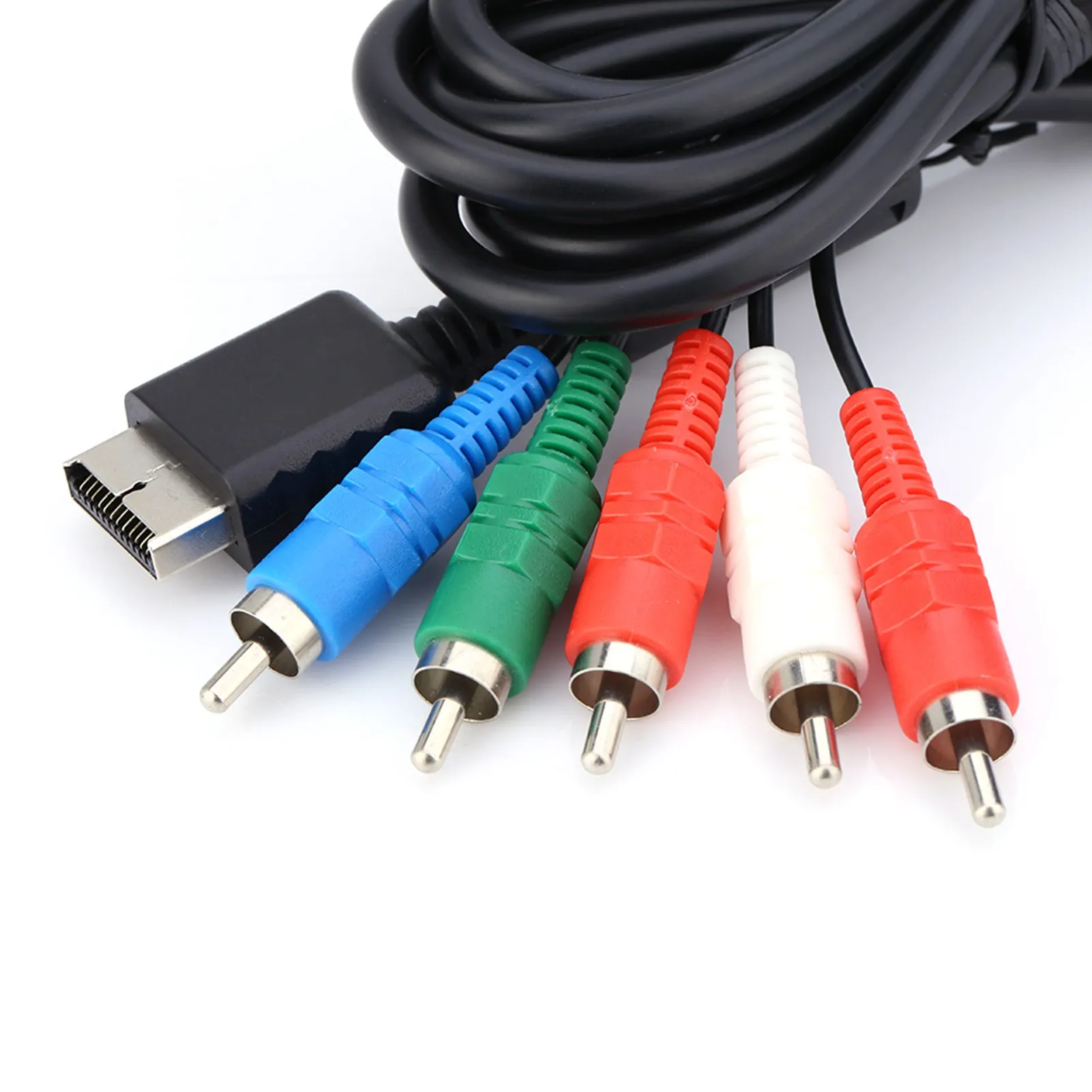 Audio Cable for PS2 Video Cable AV Multi Out to Component Video/Audio Cord for Sony Playstation PS2 PS3 Audio