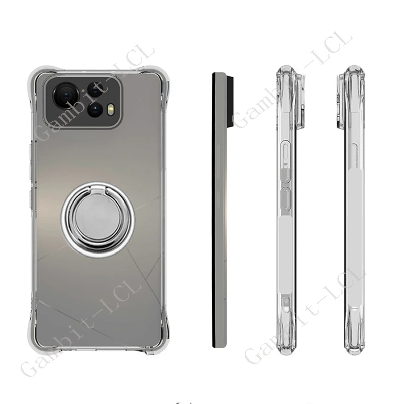 Premium Shockproof Phone Case with Back Ring Holder