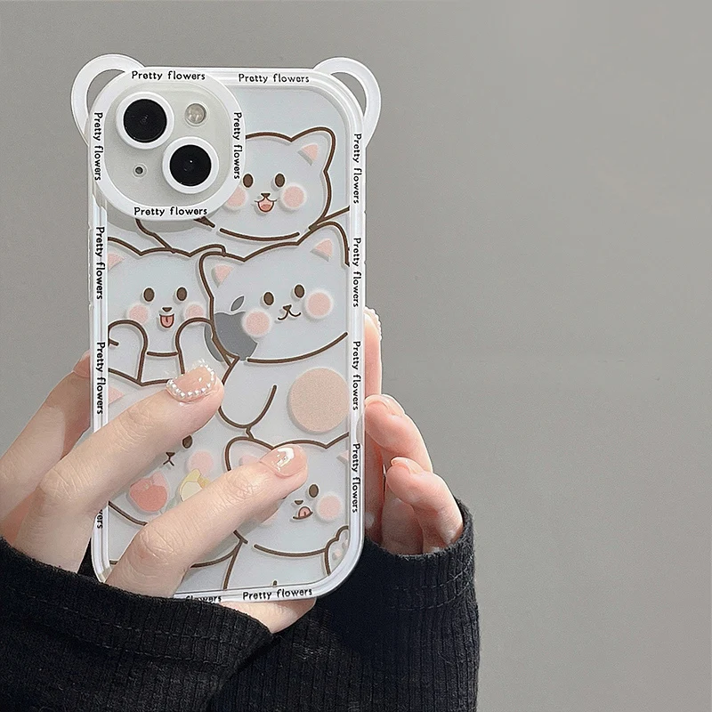 Cover Con Cordino Per IPhone 11 Pro Max 6,5": Custodia In Silicone Morbido Con Stampa Leopardata E Mucca, Antiurto Con Tracolla E Collana – Marrone - 2