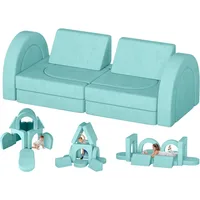 Modular Kids Play Couch 12PCS, Modular Kids with 4 Arches, Fold Out Kids Couch for Playroom, Modular Couch for Boys and Girls 1
