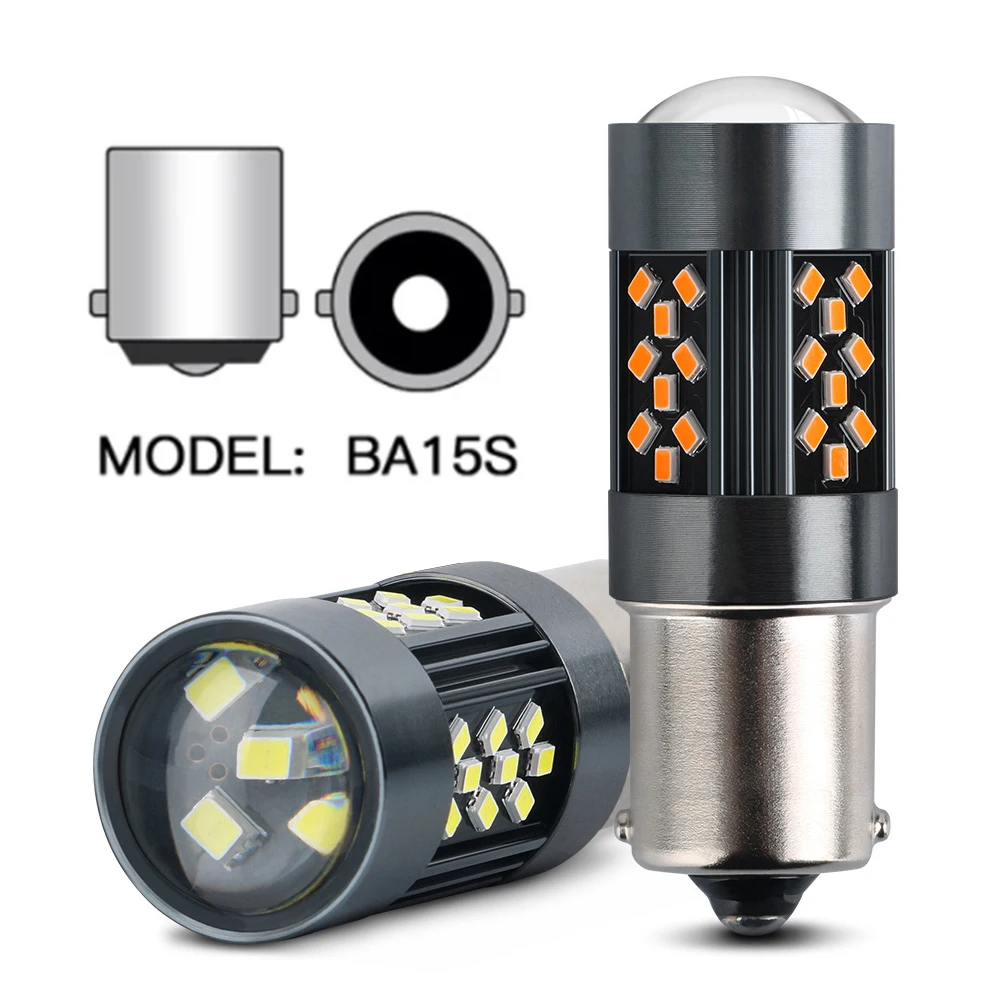 Canbus LED , Skoda Superb Octavia 2 FL 2010 2011 2012 2013, LED ְ , DRL , P21W, 1156, BA15S, 2 