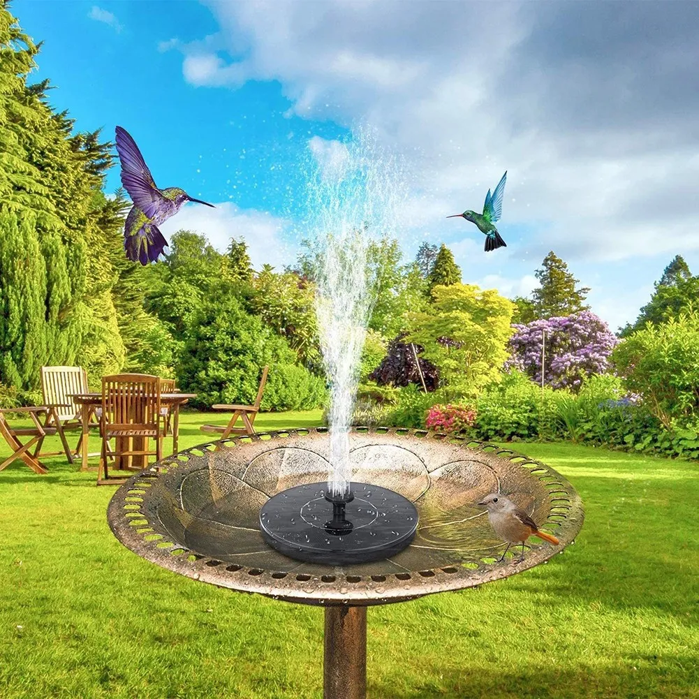 

Solar Fountain Floating Pump Water Feature Garden Pool Pond Outdoor For Bird Bath/fish Tank/small Pond Garden Decoration