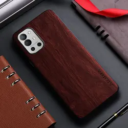 Bamboo Wood Pattern Explosion-Proof Case - Four-Corner Protection Back Cover for Oneplus 9 Pro (BR)