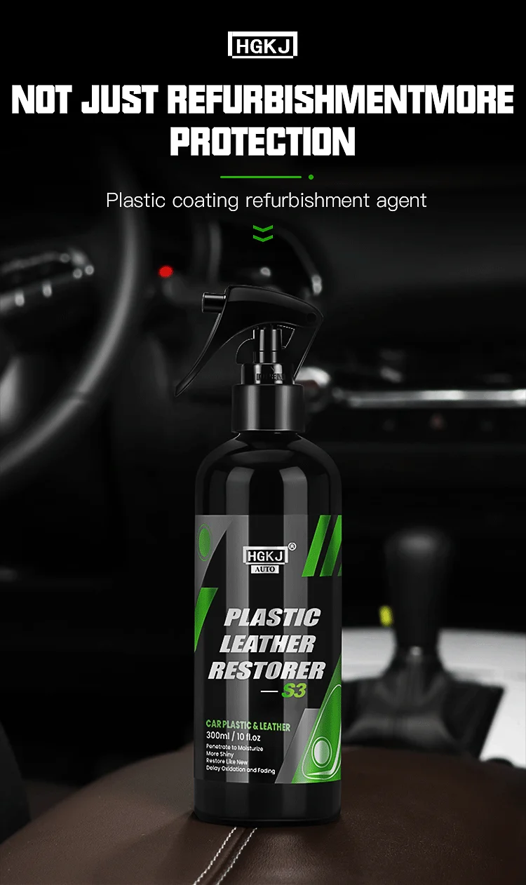 Auto-Innenraum-Restaurierung Autopflege-Beschichtung Super Glanz Politur Auto-Pflege Armaturenbrett Kunststoff-Leder-Aufarbeitung HGKJ s3 – Detail 10
