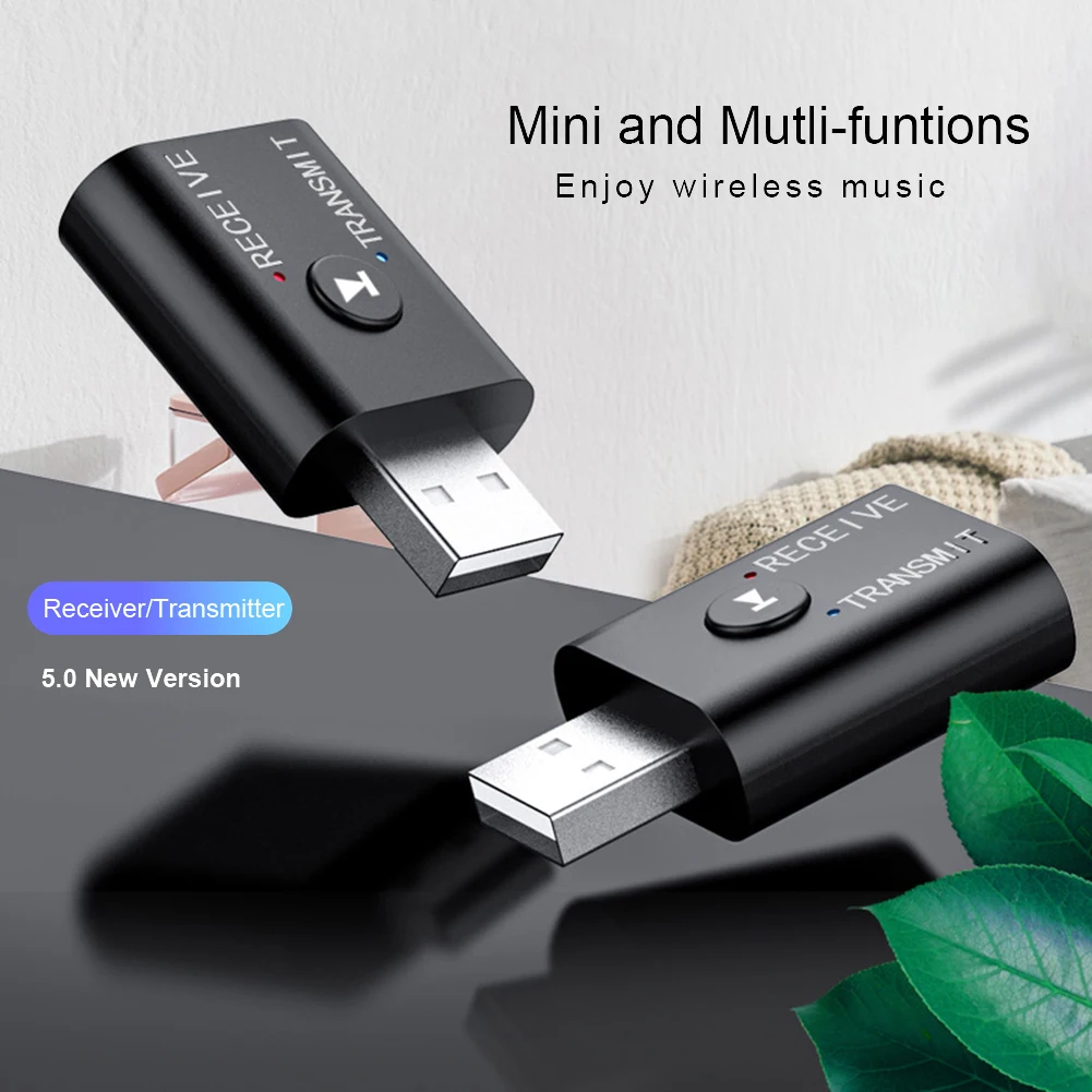 TR6 USB Bluetooth 5.0+EDR Wireless Audio Transmitter Receiver with 2 3.5mm  Jack - AliExpress