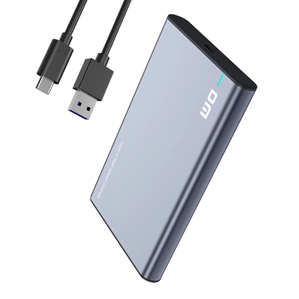 External Hard Drive Box USB 3.0 To SATA 3 SSD Enclosure for 2.5 Inch 7mm 9mm SSD SATA