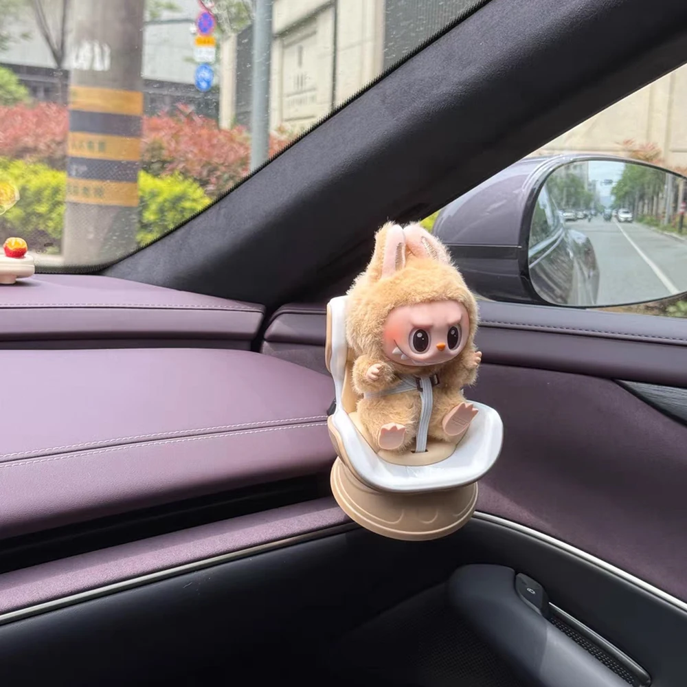🪑 Labubu Doll Car Safety Seat – Adorable Plush Travel Companion