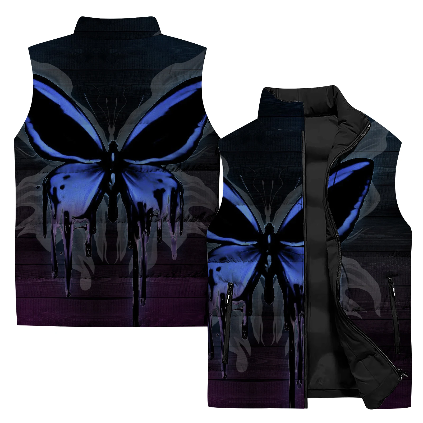 thumbnail image 1 of Chaquetas de hombre con diseño de mariposa, chalecos de invierno para hombre, chalecos con diseño de conejo para hombre, chalecos con calefacción de águila para hombre, abrigos cálidos, modernos y dur, 1 of 4