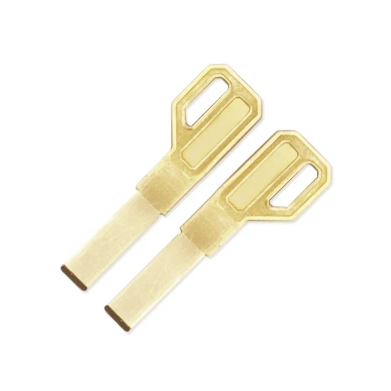 Fingerprint Lock Blade Flat Embryo Small Handle Key for Electronic Door Lock 20pcs/Lot