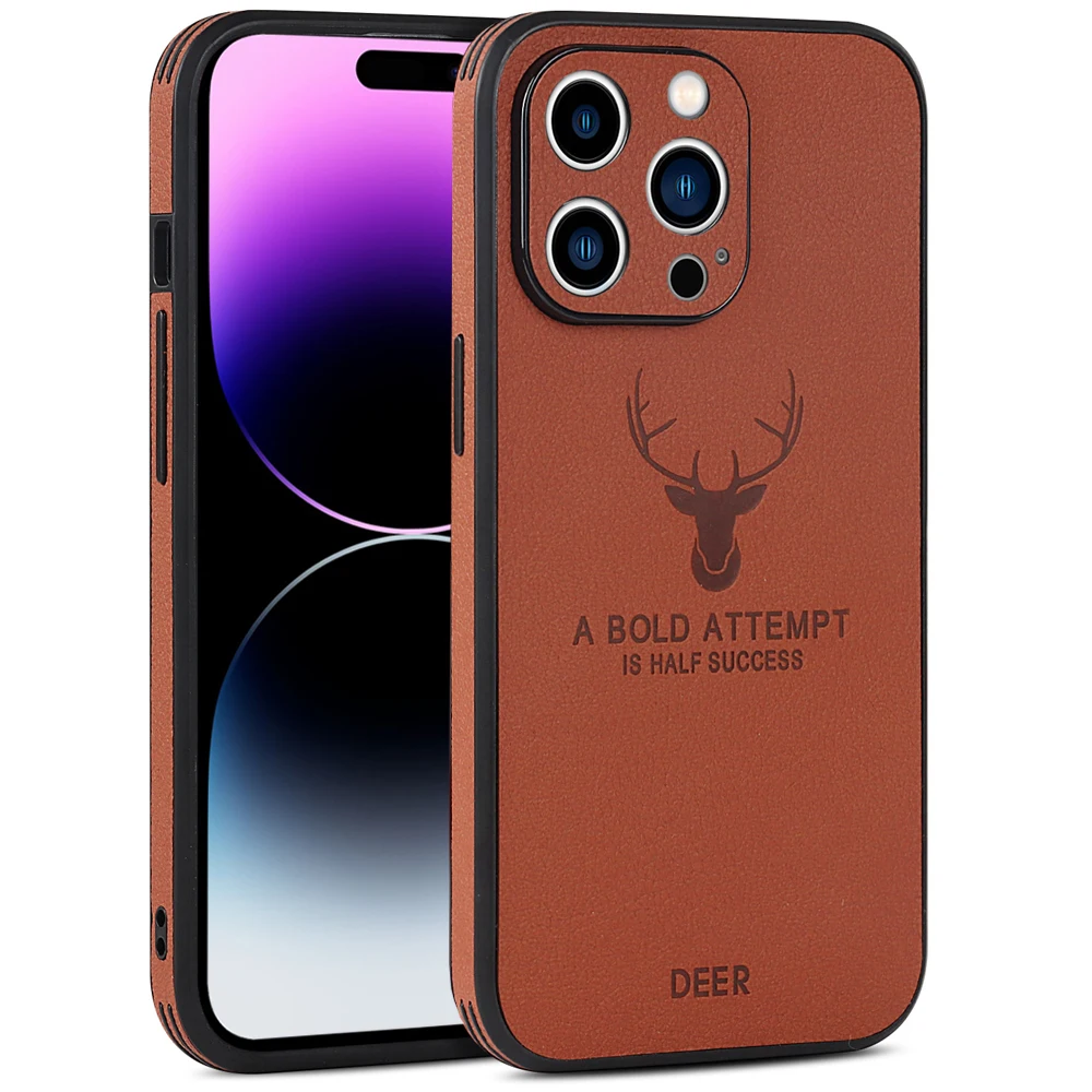 DEER Case For iPhone 14 13 12 11 Pro Max Plus Mini X XR XS