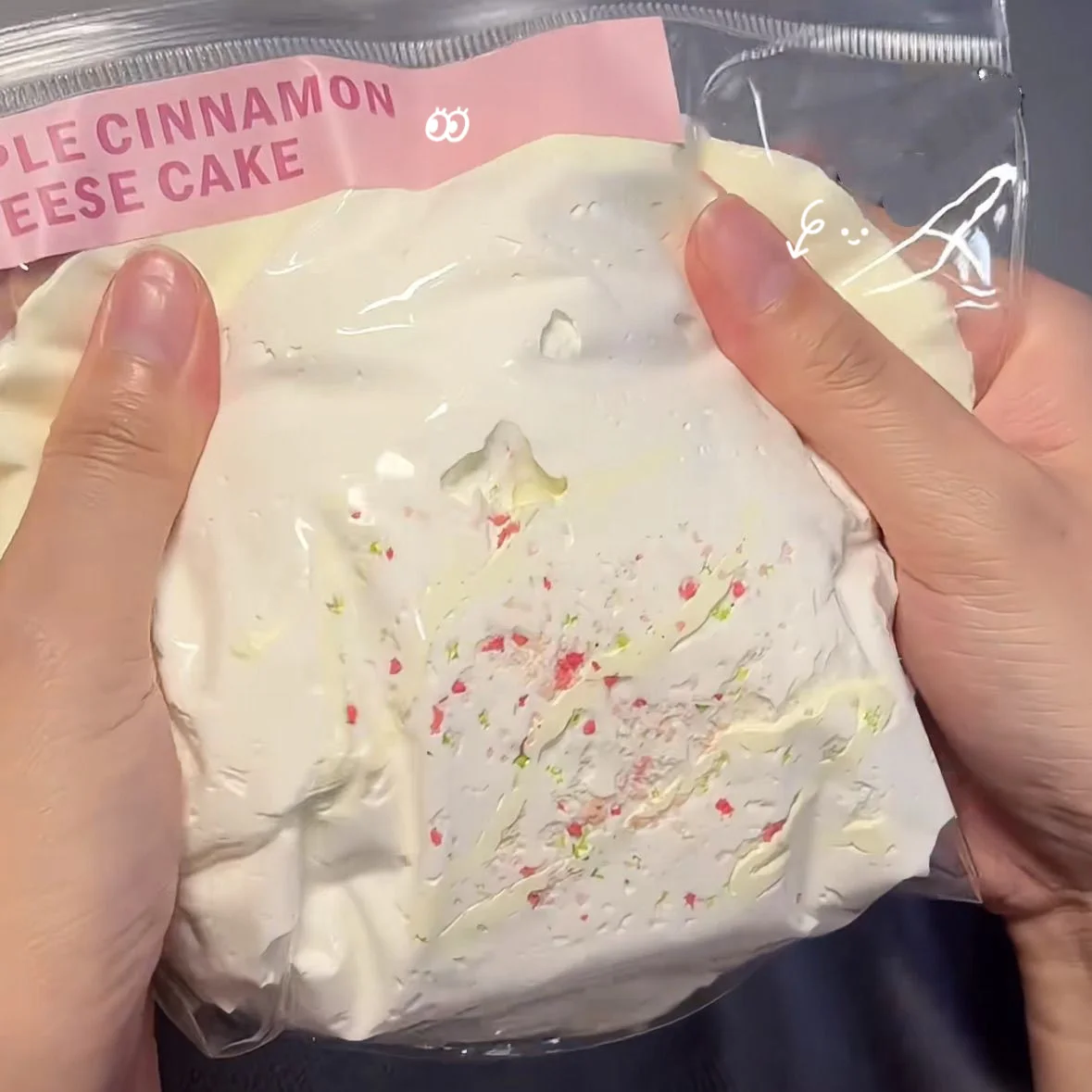 Spring Day Flower Toast Tee-layered Squeezable Str Relief Toy Reatic Mud Texture Water Sensation Slow Rebound Silicone