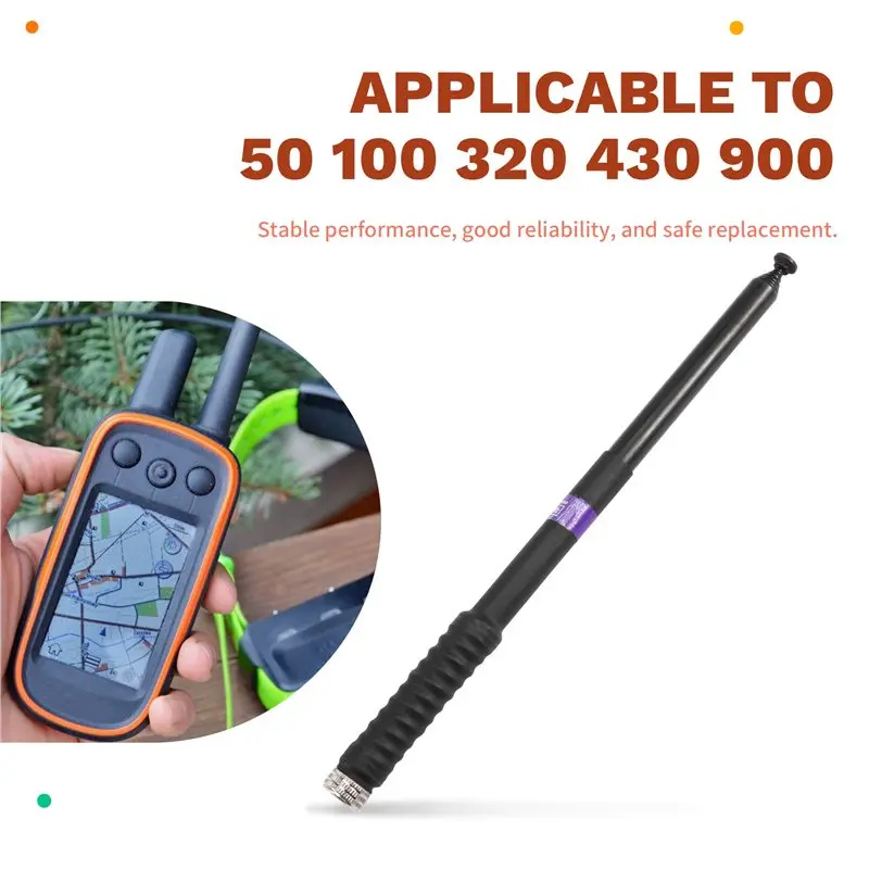 A96T 127Cm/50In Garmin Astro320 430 900 Alpha 50 100 휴대용 GPS용 텔레스코픽 안테나 새 제품