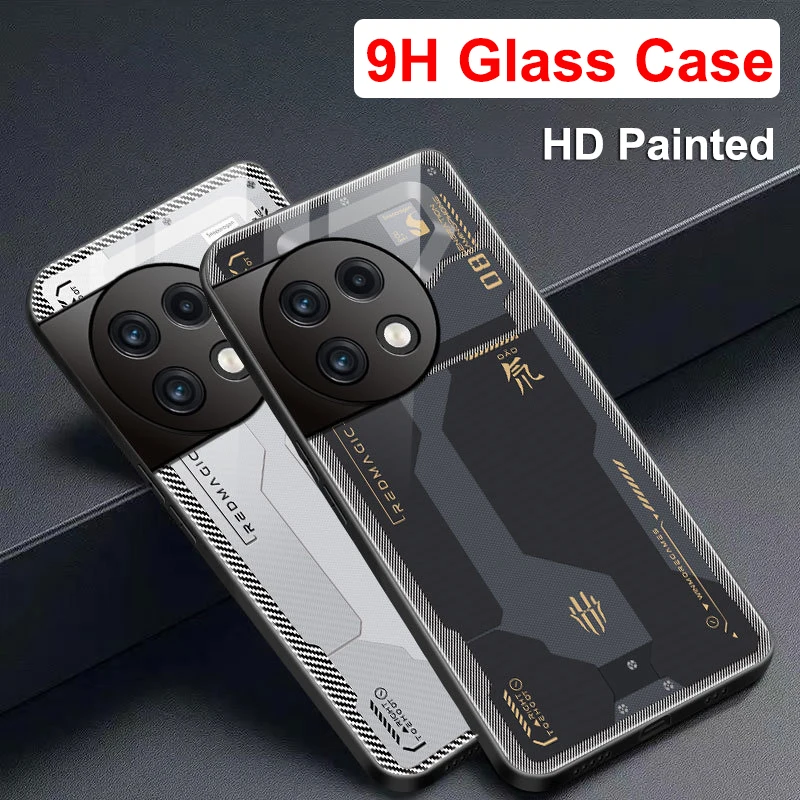 Custodia Per Oneplus Ace 3 Case 1 + Ace 2 Pro 9H Cover Posteriore In Vetro Temperato Per Oneplus Ace Pro Shell Ace Racing Coque One Plus Ace 2V