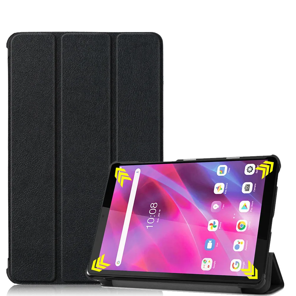 Custodia Tri-Folding Per Lenovo Smart Tab M8 2022 23 Versione Tablet Custodia In Pelle Pu Con Custodia Protettiva Per Supporto