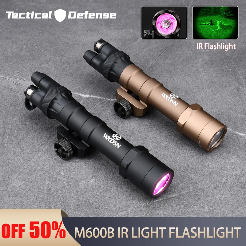 

Airsoft M600 Surefir M600B Tactical night vision IR Flashlight Hunting Weapon Scout Light Dual Function Switch Accessories Lante