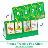 Phrase Training Flip Chart Activity Educational Learning Tool Word Games Special Education Speech Therapy Teacher Teaching Aids 1