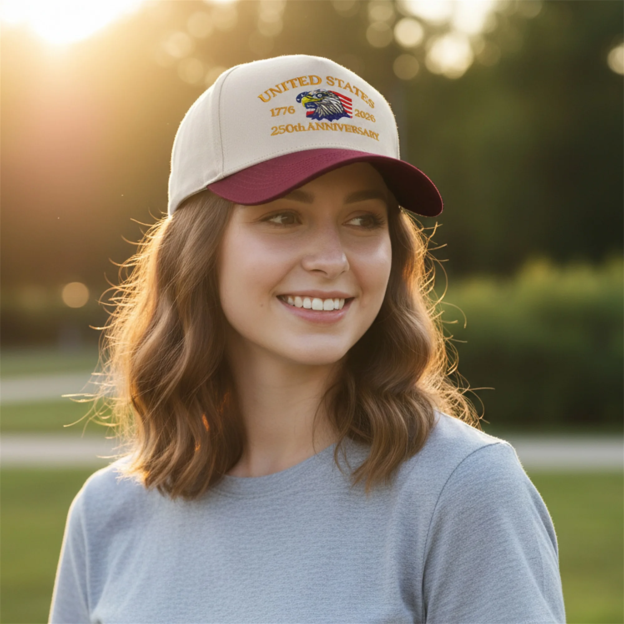 250th Anniversary Baseball Caps for Men and Women - Stylish Letter Embroidery Dad Hats with Adjustable Trucker Design