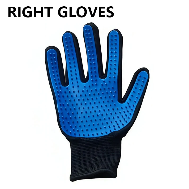 Pet Hair Remover & Grooming Massage Gloves